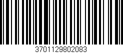 Código de barras (EAN, GTIN, SKU, ISBN): '3701129802083'