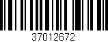 Código de barras (EAN, GTIN, SKU, ISBN): '37012672'