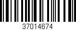 Código de barras (EAN, GTIN, SKU, ISBN): '37014674'