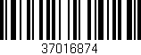 Código de barras (EAN, GTIN, SKU, ISBN): '37016874'