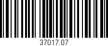Código de barras (EAN, GTIN, SKU, ISBN): '37017.07'