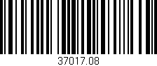 Código de barras (EAN, GTIN, SKU, ISBN): '37017.08'