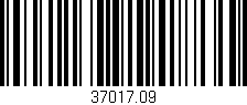 Código de barras (EAN, GTIN, SKU, ISBN): '37017.09'