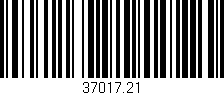 Código de barras (EAN, GTIN, SKU, ISBN): '37017.21'