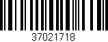 Código de barras (EAN, GTIN, SKU, ISBN): '37021718'