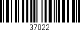 Código de barras (EAN, GTIN, SKU, ISBN): '37022'