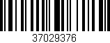 Código de barras (EAN, GTIN, SKU, ISBN): '37029376'