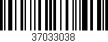 Código de barras (EAN, GTIN, SKU, ISBN): '37033038'