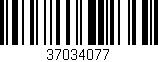 Código de barras (EAN, GTIN, SKU, ISBN): '37034077'