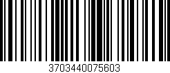 Código de barras (EAN, GTIN, SKU, ISBN): '3703440075603'
