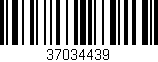 Código de barras (EAN, GTIN, SKU, ISBN): '37034439'