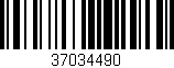 Código de barras (EAN, GTIN, SKU, ISBN): '37034490'