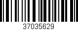 Código de barras (EAN, GTIN, SKU, ISBN): '37035629'