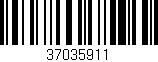 Código de barras (EAN, GTIN, SKU, ISBN): '37035911'