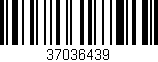 Código de barras (EAN, GTIN, SKU, ISBN): '37036439'