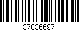 Código de barras (EAN, GTIN, SKU, ISBN): '37036697'