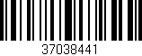 Código de barras (EAN, GTIN, SKU, ISBN): '37038441'