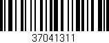 Código de barras (EAN, GTIN, SKU, ISBN): '37041311'