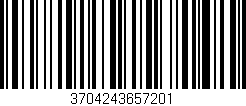 Código de barras (EAN, GTIN, SKU, ISBN): '3704243657201'