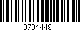 Código de barras (EAN, GTIN, SKU, ISBN): '37044491'