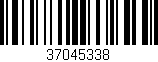 Código de barras (EAN, GTIN, SKU, ISBN): '37045338'