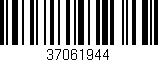 Código de barras (EAN, GTIN, SKU, ISBN): '37061944'