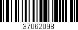 Código de barras (EAN, GTIN, SKU, ISBN): '37062098'