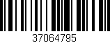 Código de barras (EAN, GTIN, SKU, ISBN): '37064795'