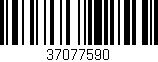 Código de barras (EAN, GTIN, SKU, ISBN): '37077590'