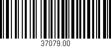 Código de barras (EAN, GTIN, SKU, ISBN): '37079.00'