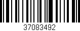 Código de barras (EAN, GTIN, SKU, ISBN): '37083492'