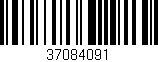Código de barras (EAN, GTIN, SKU, ISBN): '37084091'