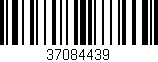 Código de barras (EAN, GTIN, SKU, ISBN): '37084439'