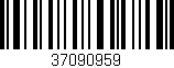 Código de barras (EAN, GTIN, SKU, ISBN): '37090959'