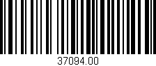 Código de barras (EAN, GTIN, SKU, ISBN): '37094.00'
