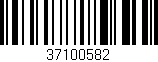 Código de barras (EAN, GTIN, SKU, ISBN): '37100582'