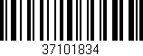 Código de barras (EAN, GTIN, SKU, ISBN): '37101834'
