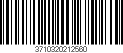 Código de barras (EAN, GTIN, SKU, ISBN): '3710320212560'