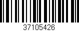 Código de barras (EAN, GTIN, SKU, ISBN): '37105426'