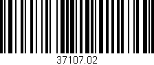 Código de barras (EAN, GTIN, SKU, ISBN): '37107.02'