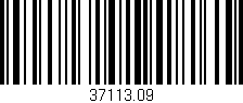Código de barras (EAN, GTIN, SKU, ISBN): '37113.09'