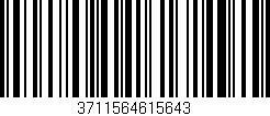 Código de barras (EAN, GTIN, SKU, ISBN): '3711564615643'