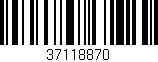 Código de barras (EAN, GTIN, SKU, ISBN): '37118870'
