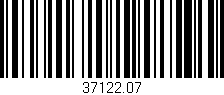 Código de barras (EAN, GTIN, SKU, ISBN): '37122.07'