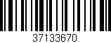 Código de barras (EAN, GTIN, SKU, ISBN): '37133670'