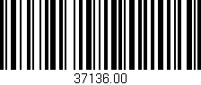 Código de barras (EAN, GTIN, SKU, ISBN): '37136.00'