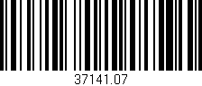 Código de barras (EAN, GTIN, SKU, ISBN): '37141.07'