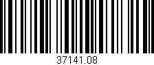 Código de barras (EAN, GTIN, SKU, ISBN): '37141.08'