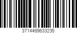 Código de barras (EAN, GTIN, SKU, ISBN): '3714489633235'