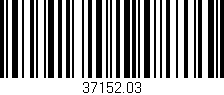 Código de barras (EAN, GTIN, SKU, ISBN): '37152.03'